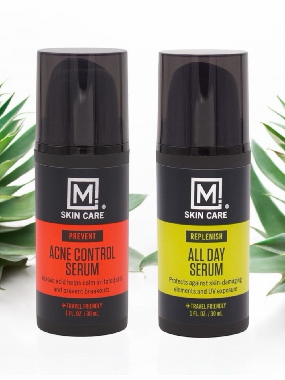 M. Skin Care Acne Control Serum + All Day Moisturizer Duo -